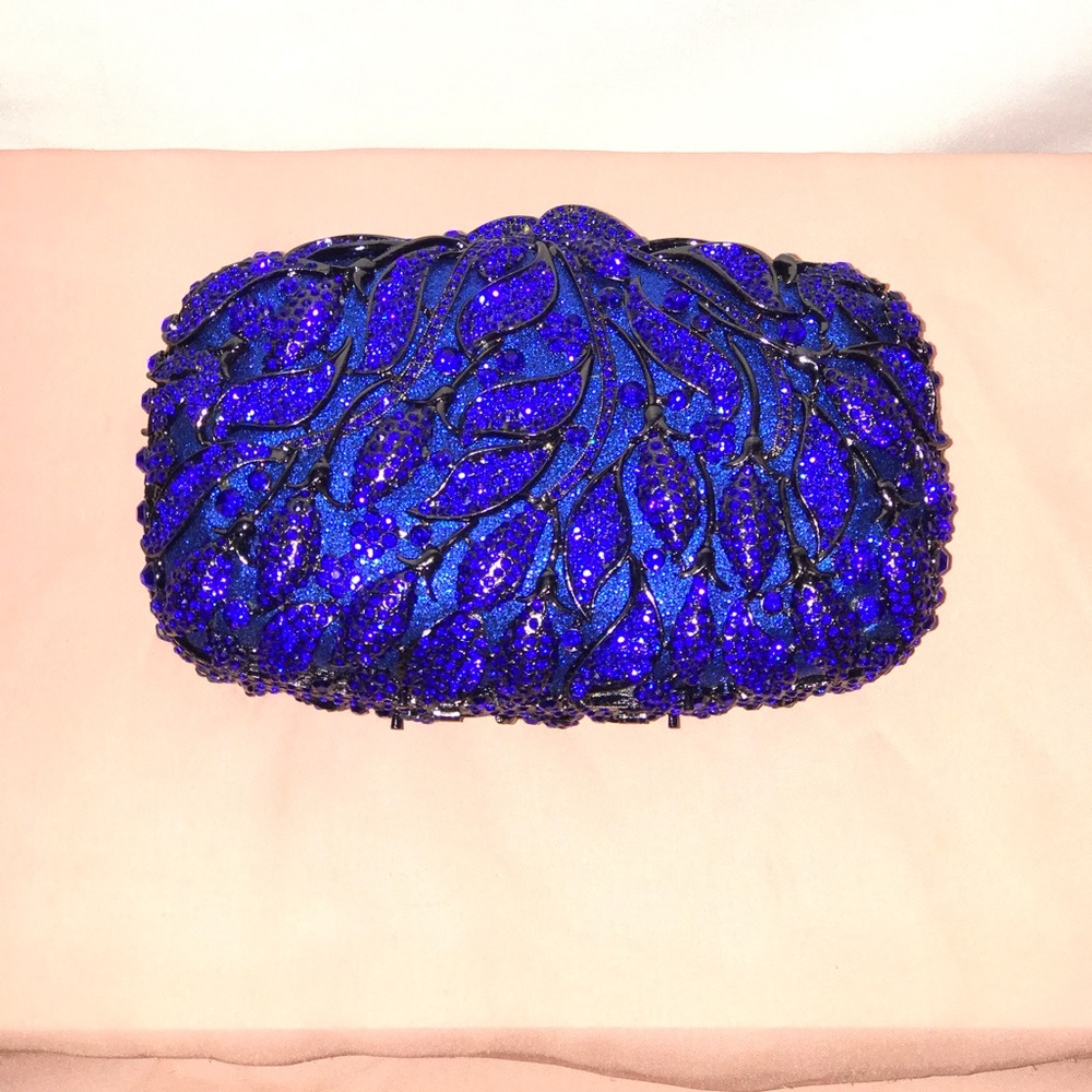 Off park blue flower bag